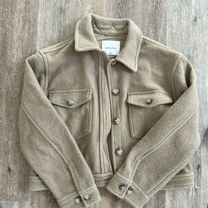 Wilfred Cropped Wool Jacket